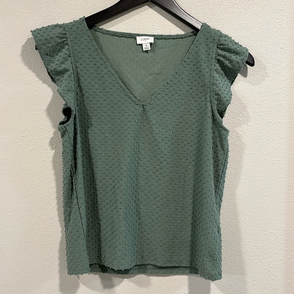 J Crew Swiss Dot Tee